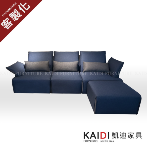 A137-003 凱希三防貓抓布L型沙發