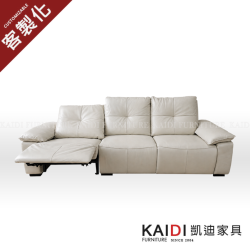 K189-2413B MasterTouch御手按摩半牛皮電動沙發/可訂製貓抓布